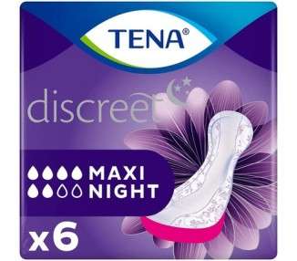 Tena Lady Maxi Night Pads for Nighttime 48 Count