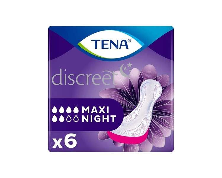 Tena Lady Maxi Night Pads for Nighttime 48 Count