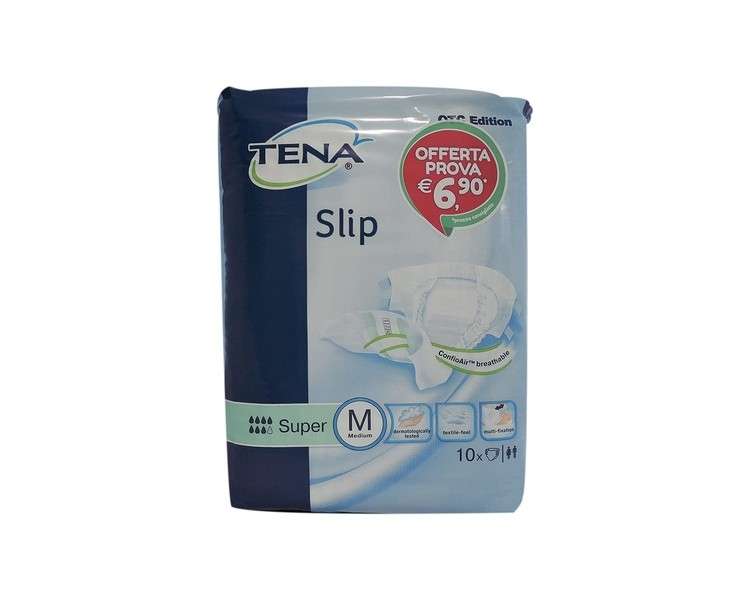 Tena Slip Super Diaper Pants Size M 10 Diapers