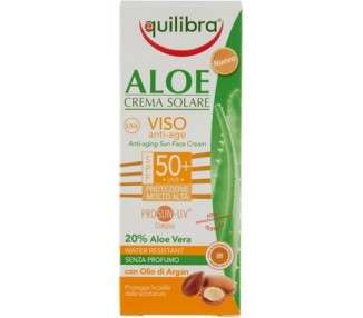 Aloe Face Solar Cream Anti-Age SPF50+ High Protection 75ml