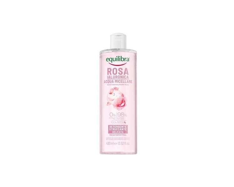 Equilibra Rosa Gentle Cleansing Micellar Water with Hyaluronic Acid 400ml