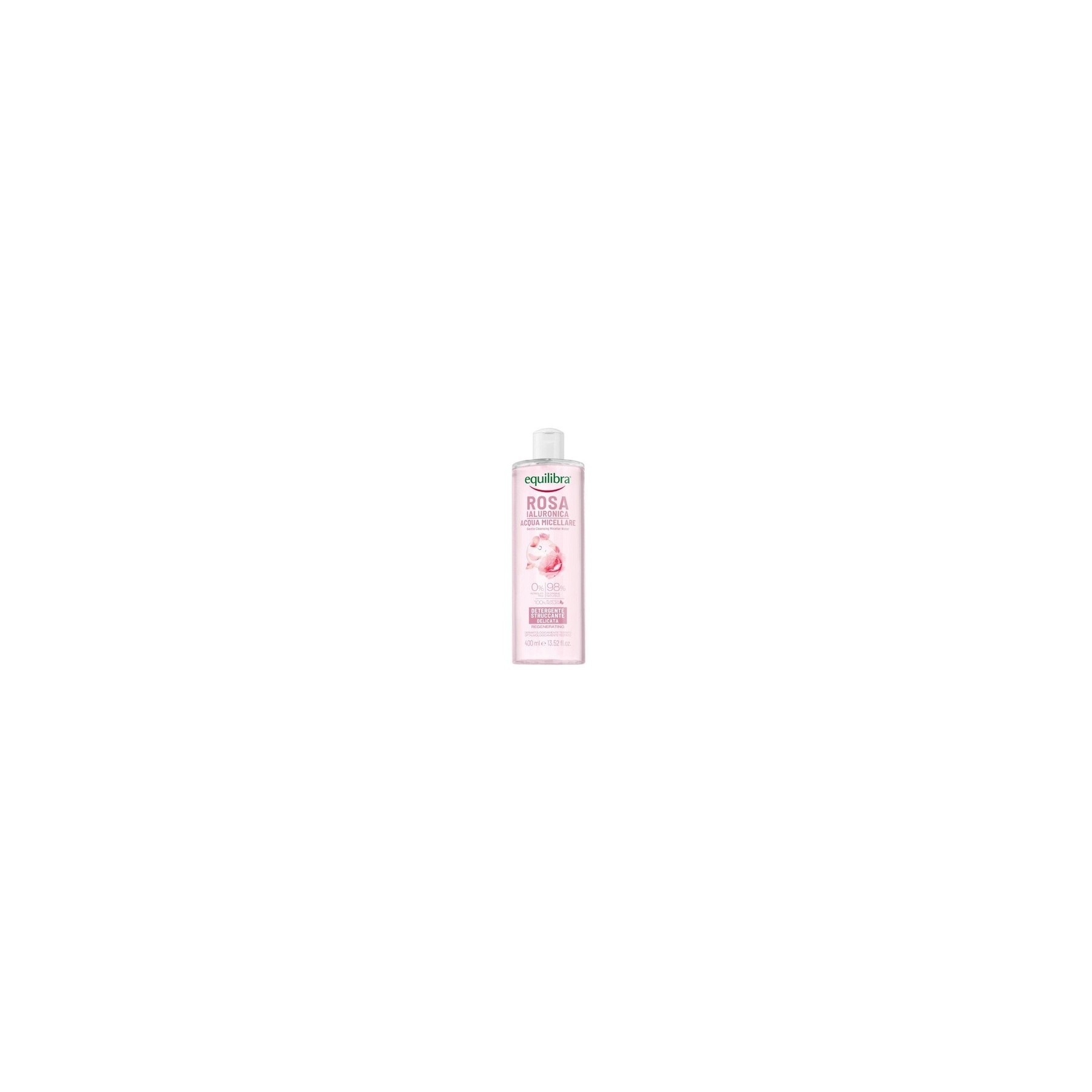 Equilibra Rosa Gentle Cleansing Micellar Water with Hyaluronic Acid 400ml