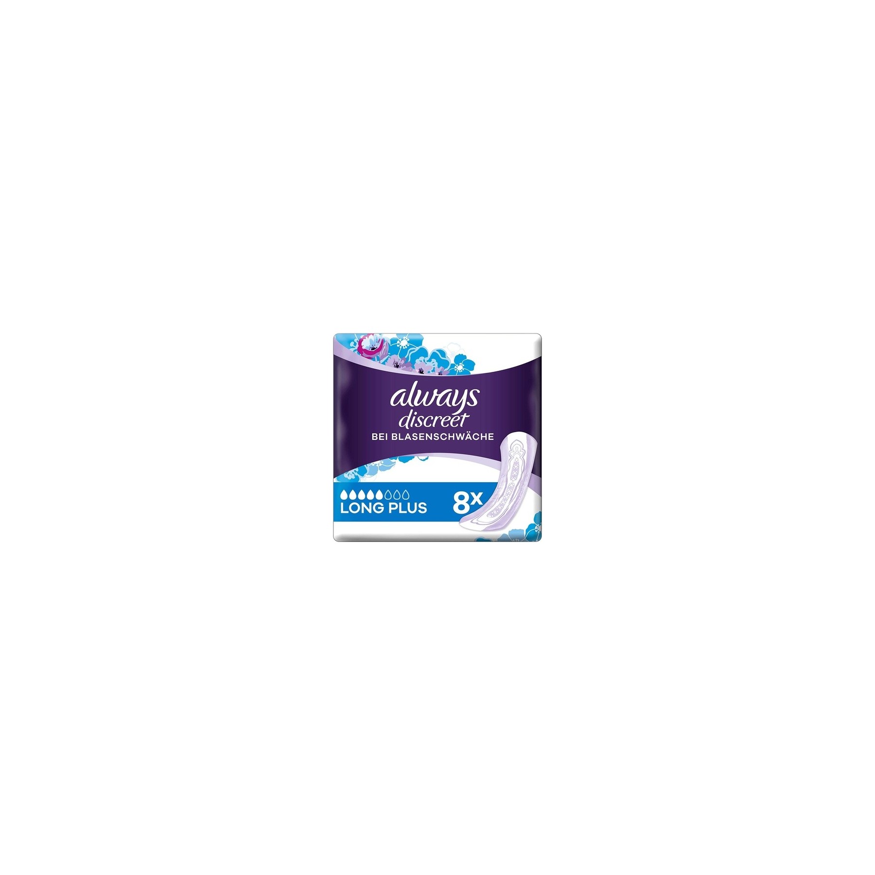 Always Discreet Incontinence Pads Long Plus for Bladder Weakness