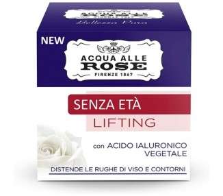 Acqua alle Rose Hyaluronic Acid Vegetal Lifting Face Cream Anti-Wrinkle Cream 50ml