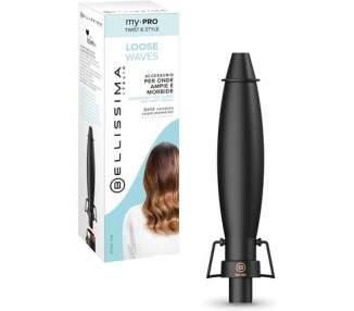 Imetec Bellissima My Pro GT22 130 Loose Waves Curling Iron for Twist & Style Hair Styler 26-38mm Ceramic Coated - Accessory