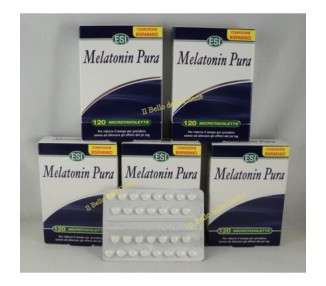 ESI Melatonin Pura 1mg 600 Tablets for Relaxation and Sleep