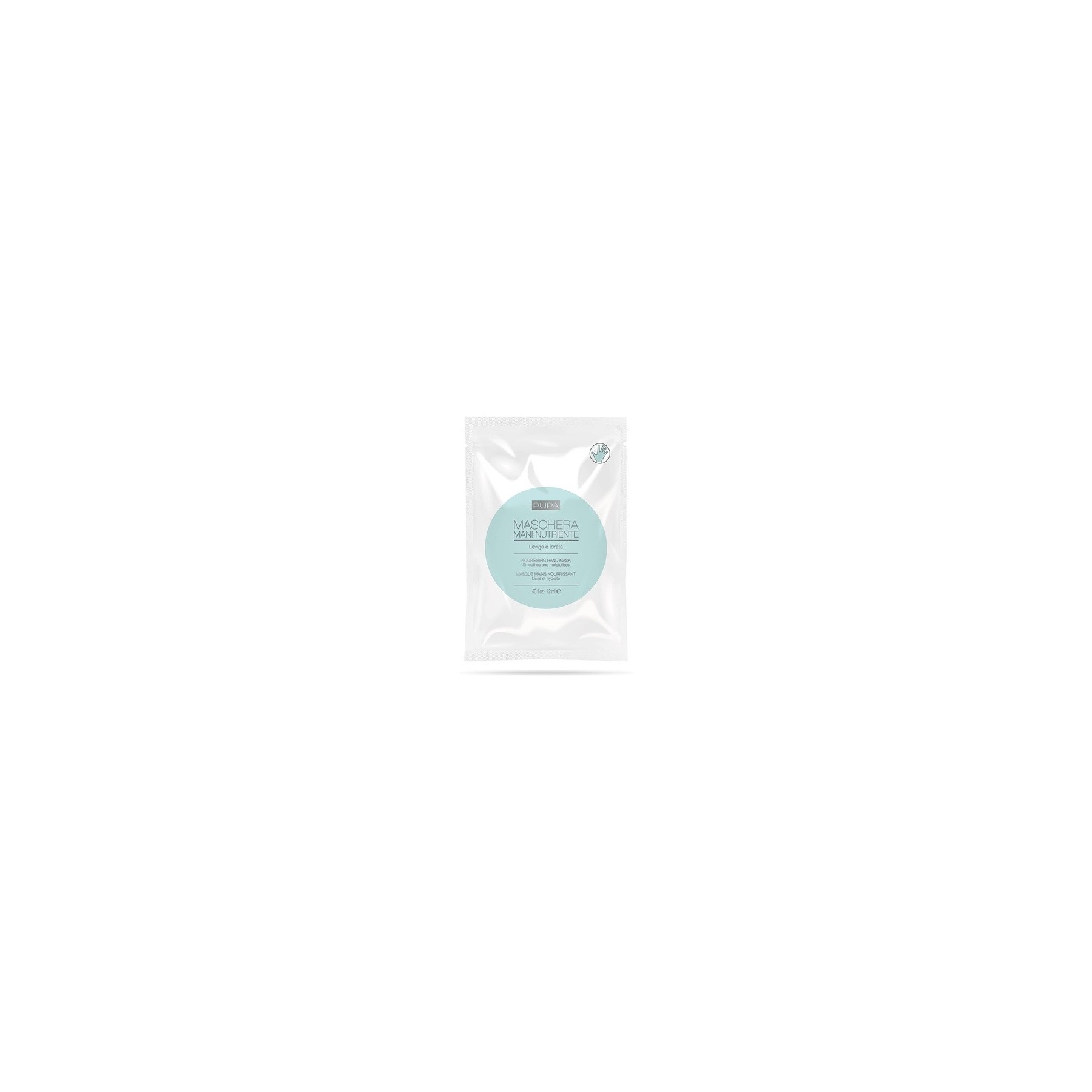 Pupa Mask Nutrient Hands and Smoothing in Soaked Fabric 12ml