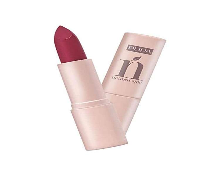 Pupa Milano Natural Side Lipstick 010 Cherry Red 4g