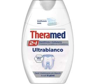 Ultra Bianco 2 in 1 Toothpaste and Mouthwash 75ml