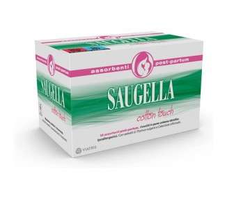 Saugella Cotton Touch Pads with Thyme and Marigold 10 Pieces 270g - Postpartum