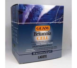 Guam Britannia Cell Fucus Guarana Garcinia Cellulite Drainage 30 Bags of 12ml