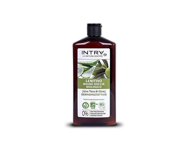 Harbor Intra Organic Soothing Aloe Vera and Olive Bath and Shower Foam 400ml
