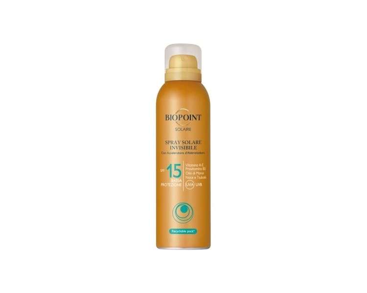 Biopoint Solaire SPF15 Sunscreen with Accelerated Tanning 150ml