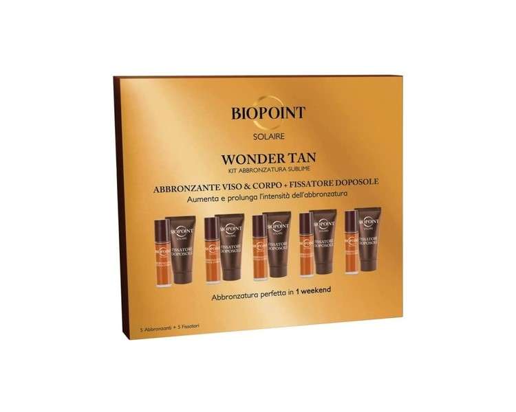 Biopoint Solaire Wonder Tan Face and Body Tanning Set with Aftersun