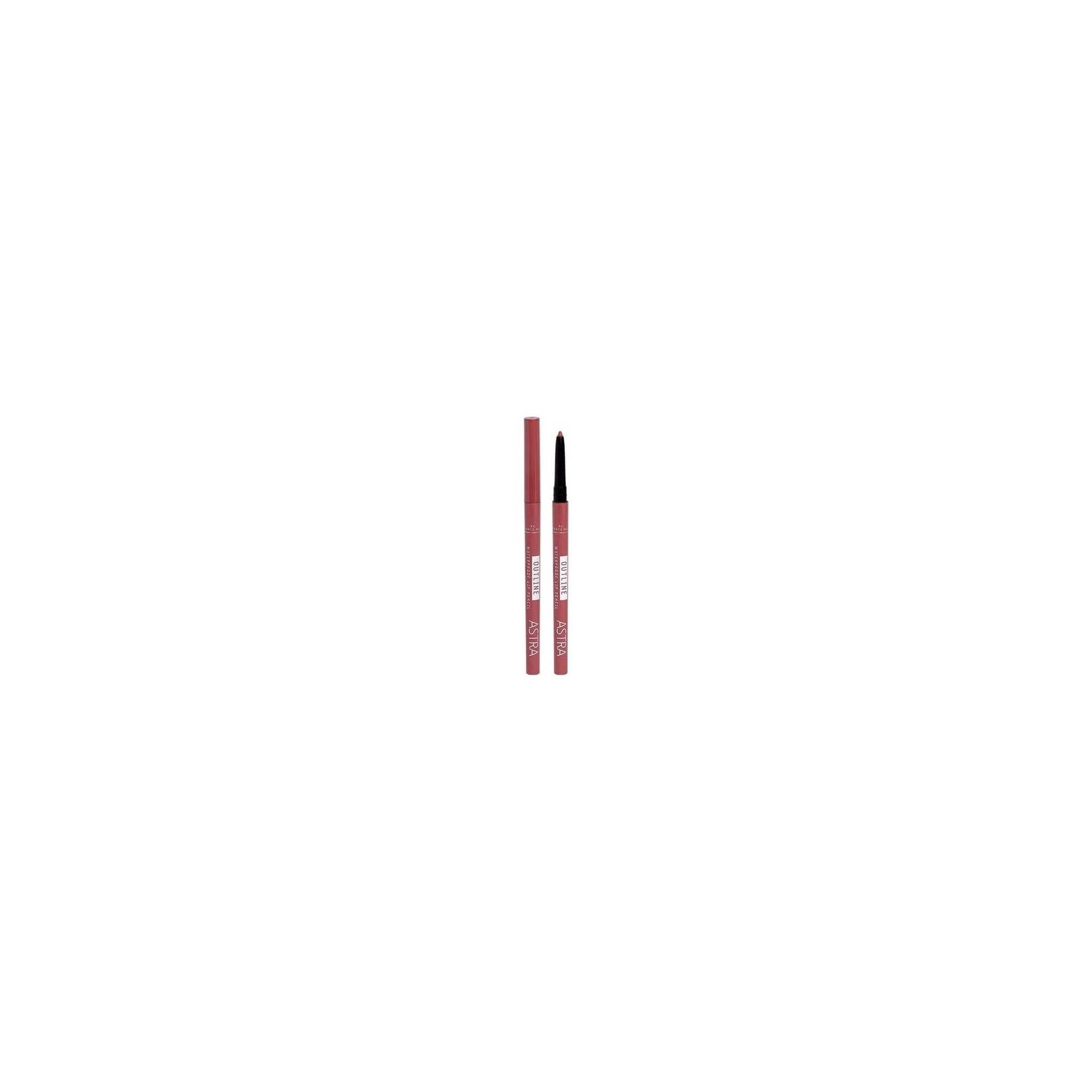 Astra Outline Waterproof Lip Pencil Fierce Nut - Pack of 4