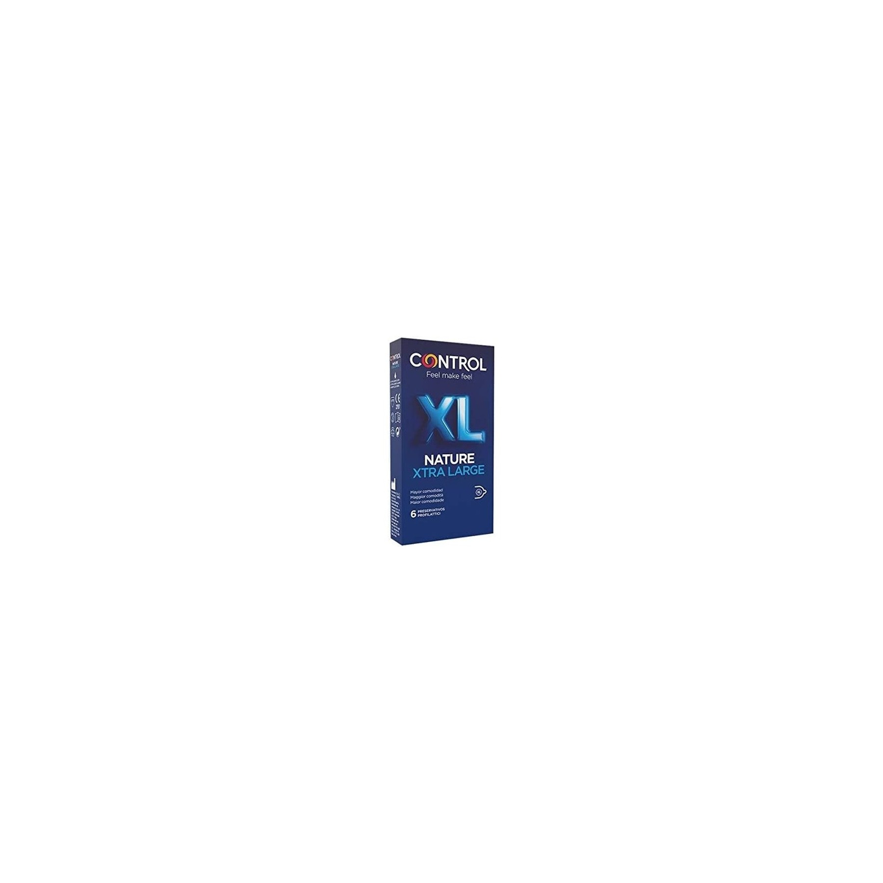 Control Nature XL Xtra Large Condoms - Pack of 6