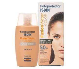 ISDIN Fotoprotector Fusion Water Color SPF 50 Natural Color Face Sunscreen 50ml