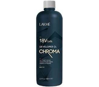 Lakme Chroma Developer Oxydant Cream 33.9oz 18 Vol (5.4%)
