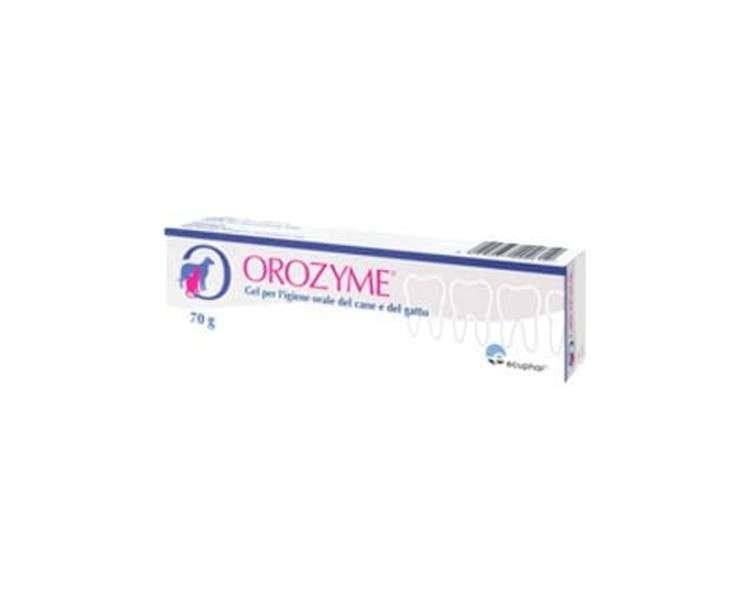 Ecuphar Italia Orozyme Oral Hygiene Gel 70g with Applicator Tube and Brush