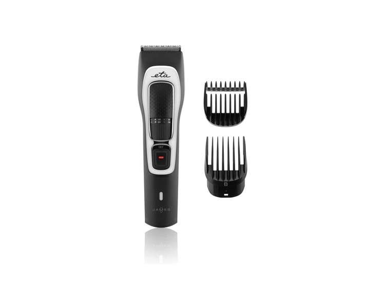 ETA James 2in1 Beard and Hair Trimmer with Li-Ion Battery and 1-20mm Cutting Length - 90min Runtime