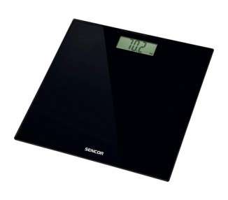 SENCOR SBS 2300BK Personal Scale Tempered Safety Glass Black 2300