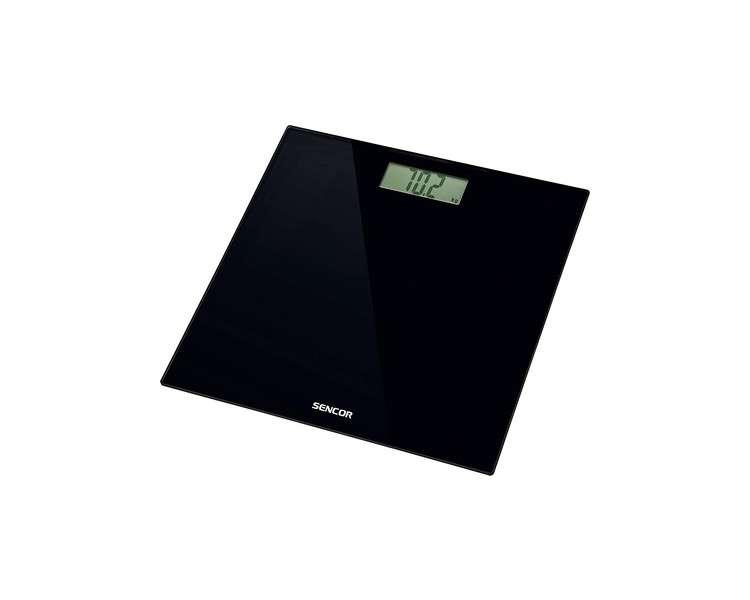 SENCOR SBS 2300BK Personal Scale Tempered Safety Glass Black 2300