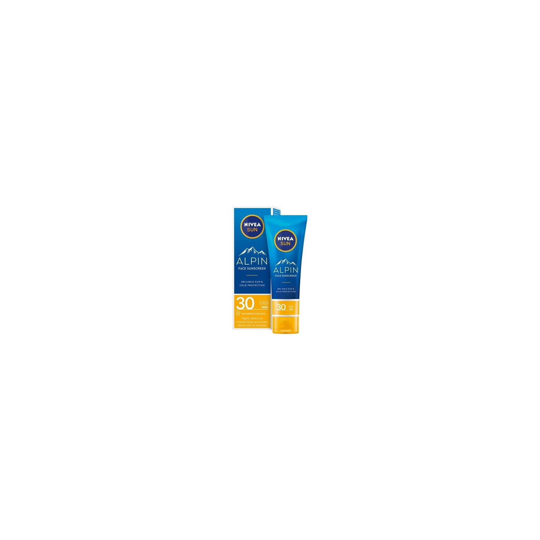 Nivea Sun Alpin Face Sun Cream SPF30 Sun Protection 50ml