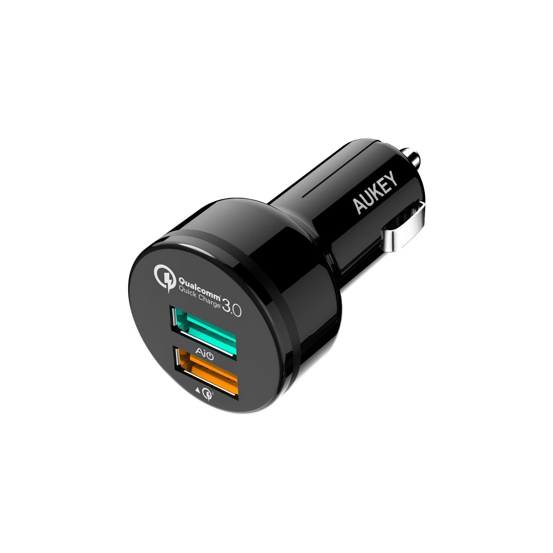 Cargador Aukey Cc-T1, Doble Dual Usb, Carga Turbo Rapida