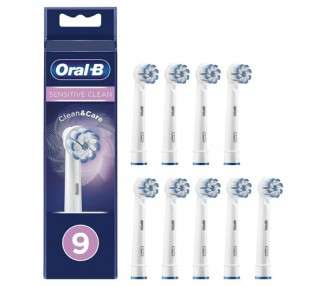 Oral-B Sensitive Clean Toothbrush Head - Pack of 9
