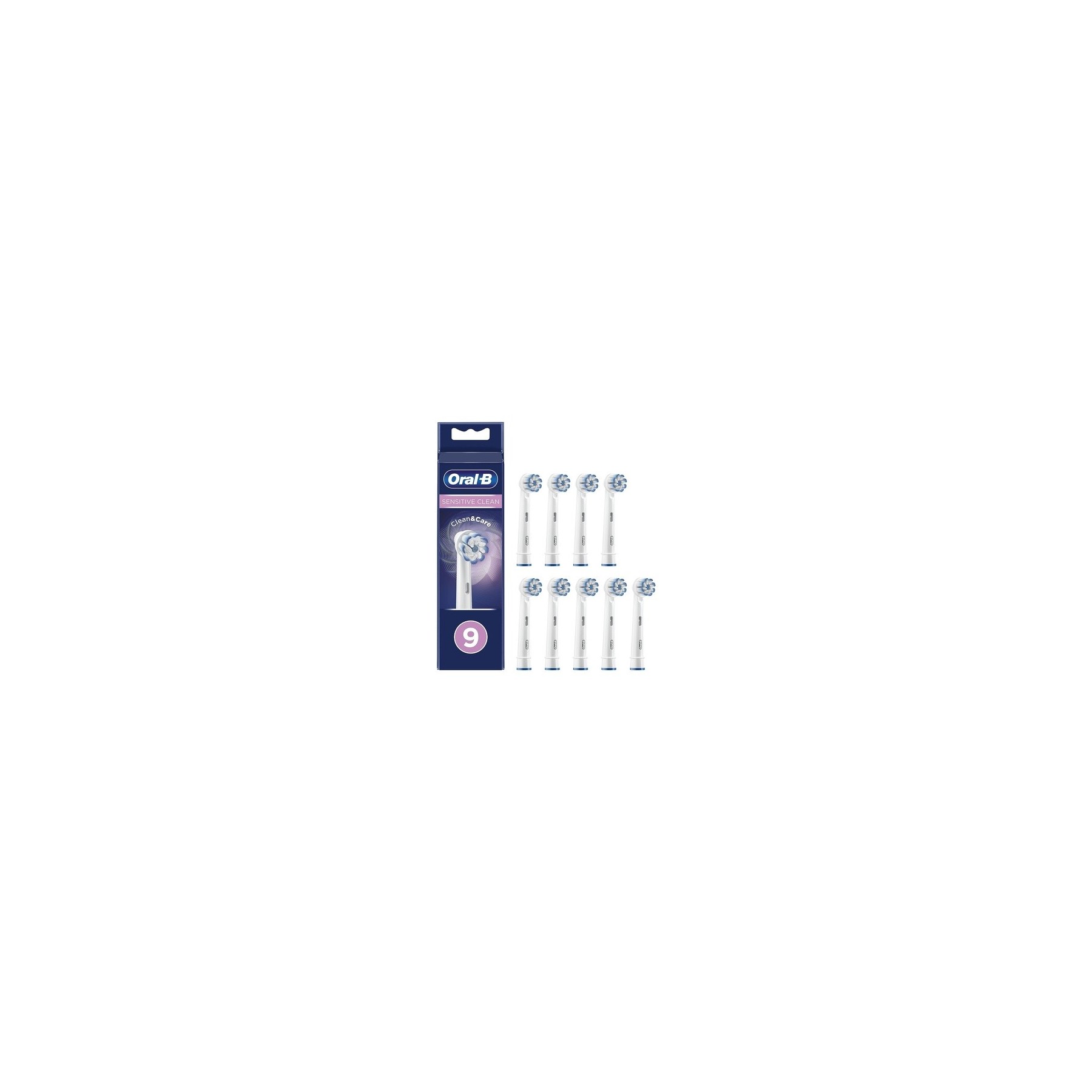 Oral-B Sensitive Clean Toothbrush Head - Pack of 9