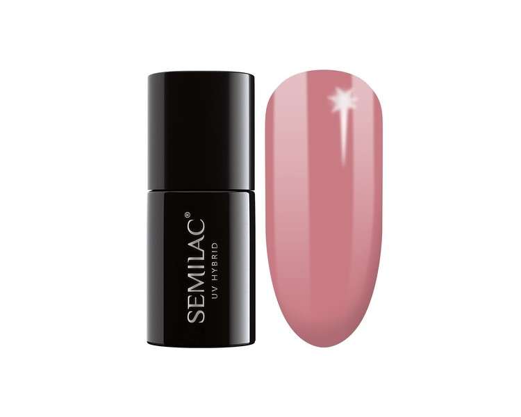 Semilac Extend 5in1 Brown Pink Nail Polish 7ml