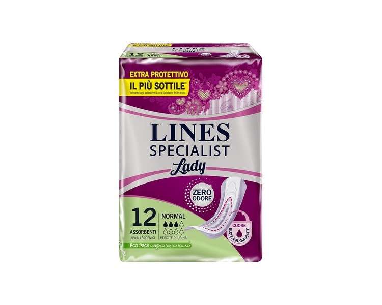 Lines Specialist Incontinence Liners Normal