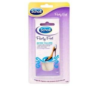 Scholl Party Feet Gel Heel Cushions Retro Collection Transparent