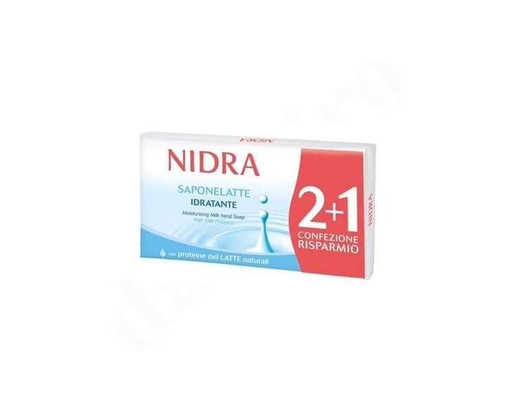 Nidra Moisturizing Soap with Milk Proteins 90g