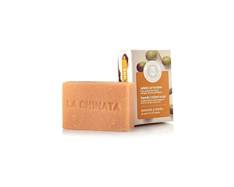 La Chinita La Chinata Handcrafted Tonifying Grapefruit Lemon Soap 100g