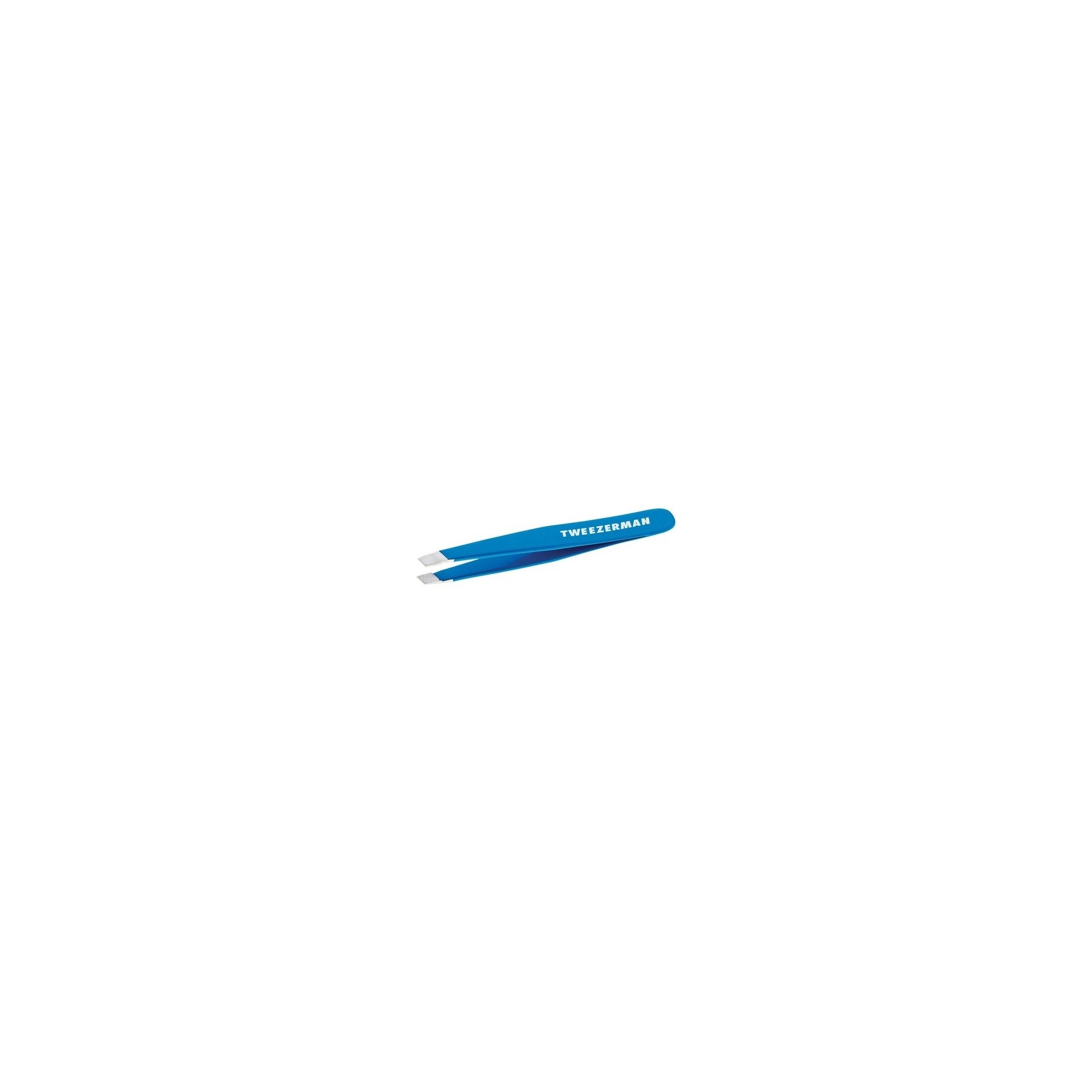 Tweezerman Mini Tweezer With Slanted Tip Bahama Blue