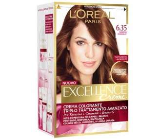 Excellence Creme Hair Color 6.35 Light Amber