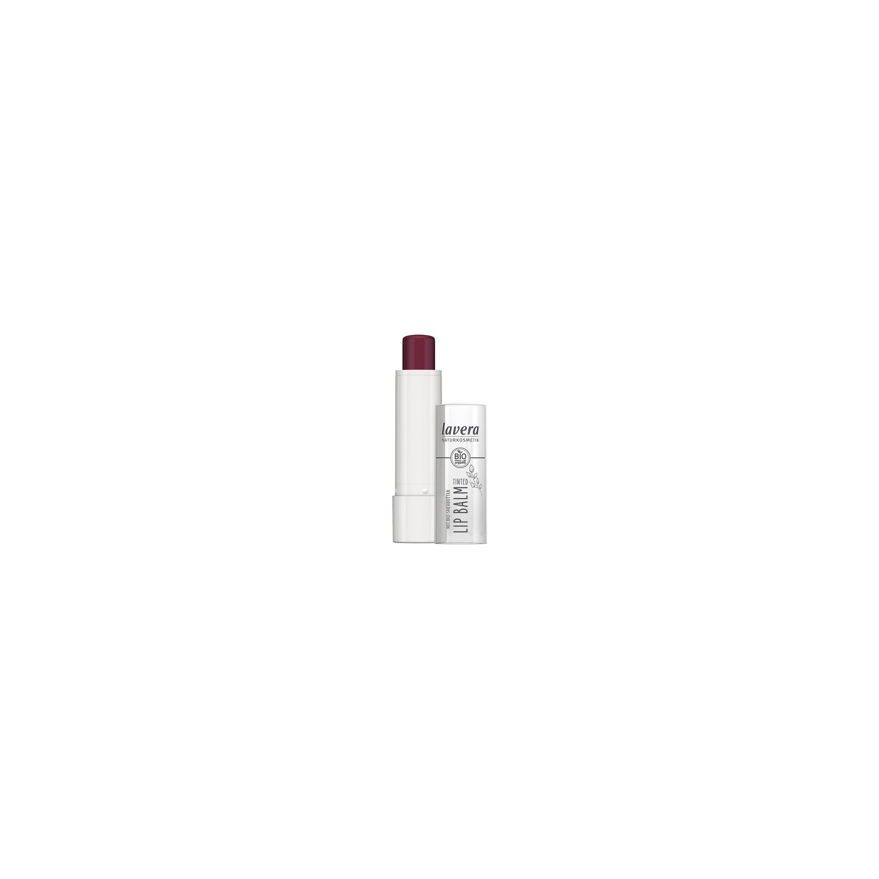 Lavera Tinted Lip Balm Deep Plum 04 - Gluten Free and Silicone Free - 4.5g