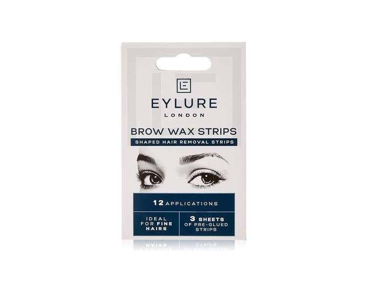 Eylure Taking Shape Eyebrow Shapers Brow Wax Strips Cold Wax Pre-Cutout