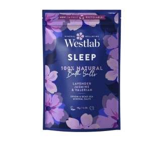 Westlab Sleep Epsom & Dead Sea Salts with Lavender Jasmine & Valerian 1kg