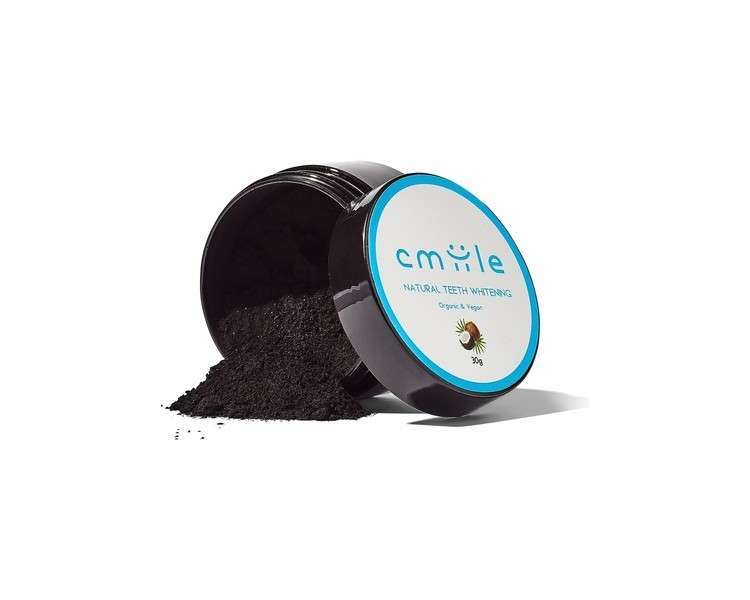 Cmiile Activated Charcoal Powder 100% Natural and Vegan for Teeth Whitening