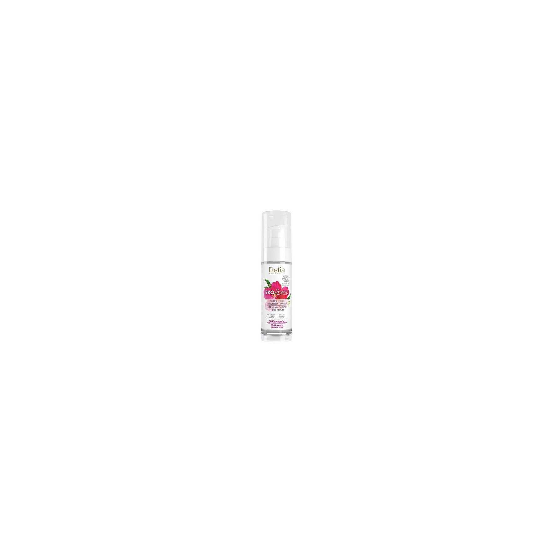 Delia Cosmetics EKOflorist Ultra Light Serum with Hyaluronic Acid and Hibiscus Extract 30ml