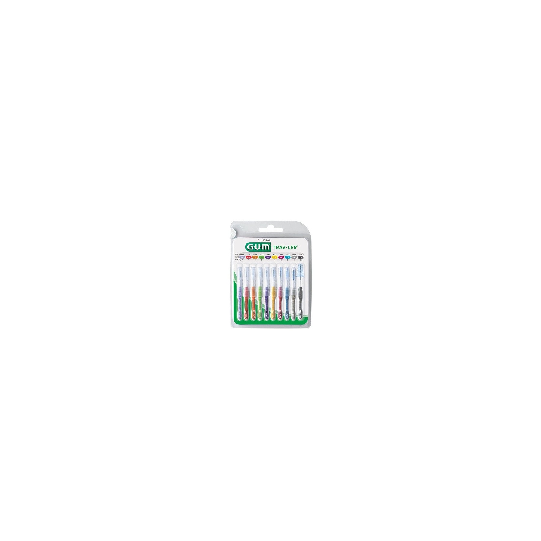 GUM TRAV-LER Broom 10 Pieces GUM TRAV-LER Broom 10 Pieces
