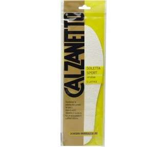 Calzanetto, Sports Insole Terry Cloth And Latex, Absorbs Moisture