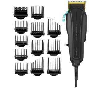 Cecotec Bamba PrecisionCare Pro Hair Clipper with Titanium Coated Blades and 12 Combs