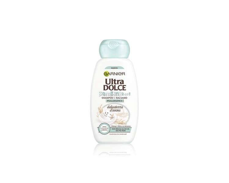 Garnier Ultra Dolce Delicatezza d'Avena 2in1 Kids Shampoo for Delicate Hair and Scalp 300ml