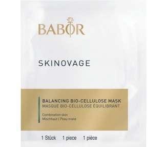 BABOR SKINOVAGE Balancing Bio-Cellulose Mask for Combination Skin - Moisturizing and Mattifying