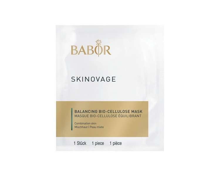BABOR SKINOVAGE Balancing Bio-Cellulose Mask for Combination Skin - Moisturizing and Mattifying