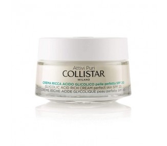 Collistar Pure Actives Glycolic Acid Rich Cream Perfect Skin 50ml