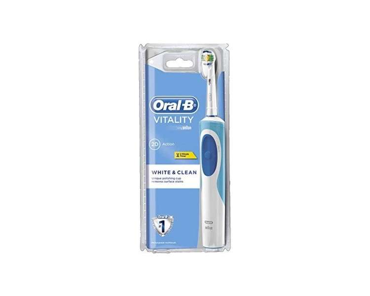 Oral-B Vitality White and Clean Electric Toothbrush D12.513 CLS Plus Clean